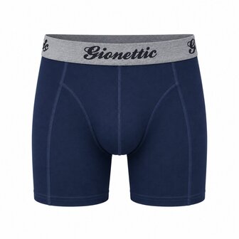 6-pack Bamboe Gionettic Heren boxershorts Marine