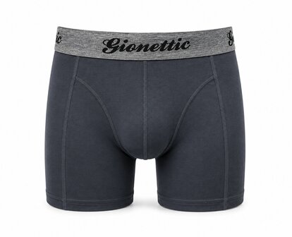 Bamboe Gionettic 3-pack  Heren boxershorts Antraciet