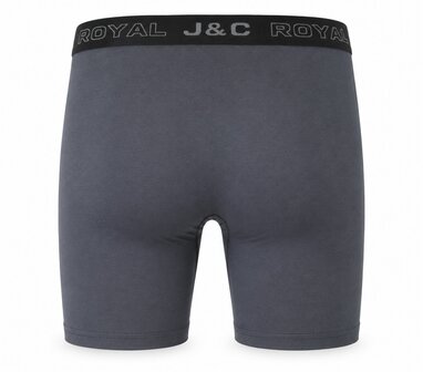 2-pack HERENBOXERSHORT MET LANGE PIJPEN - Grijs