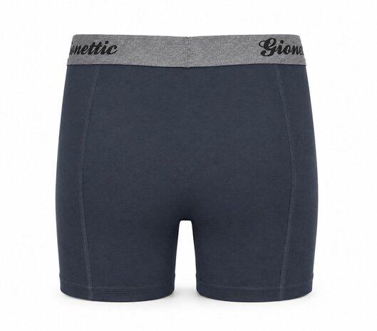 6-pack Bamboe Gionettic  Heren boxershorts Antraciet