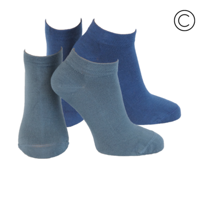 2-Pack Naadloos Bamboe Shortsocks