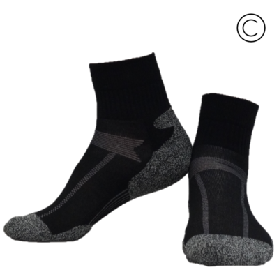 Driekwart Naadloze Bamboe Werksokken