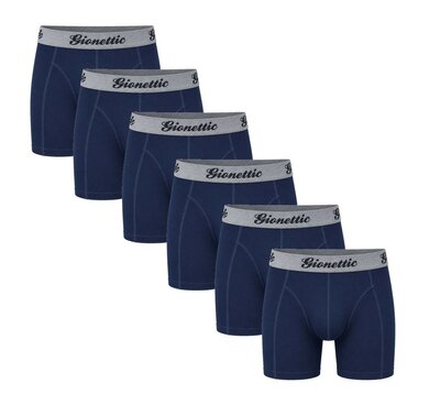 6-pack Gionettic Modal Heren boxershorts Marine